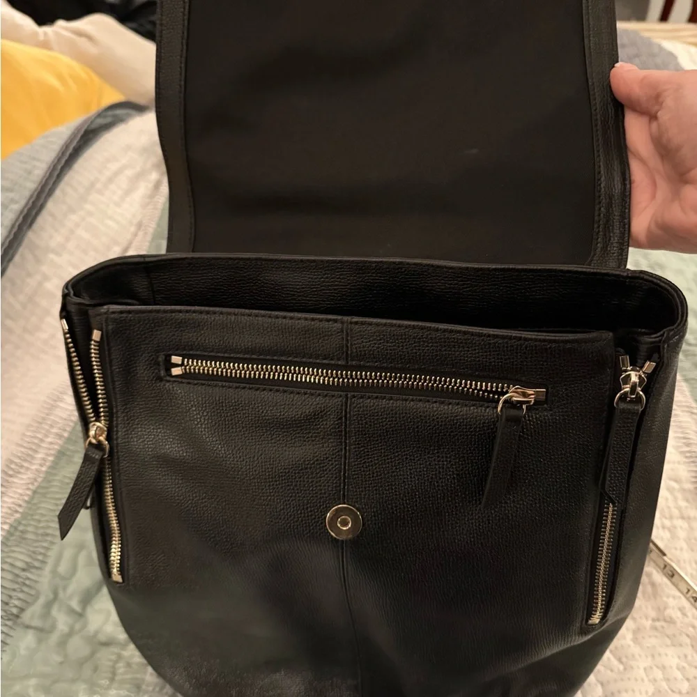 Samsonite Black Leather Backpack